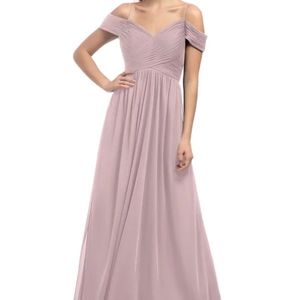 Azazie Vintage Mauve Aja Bridesmaid Dress